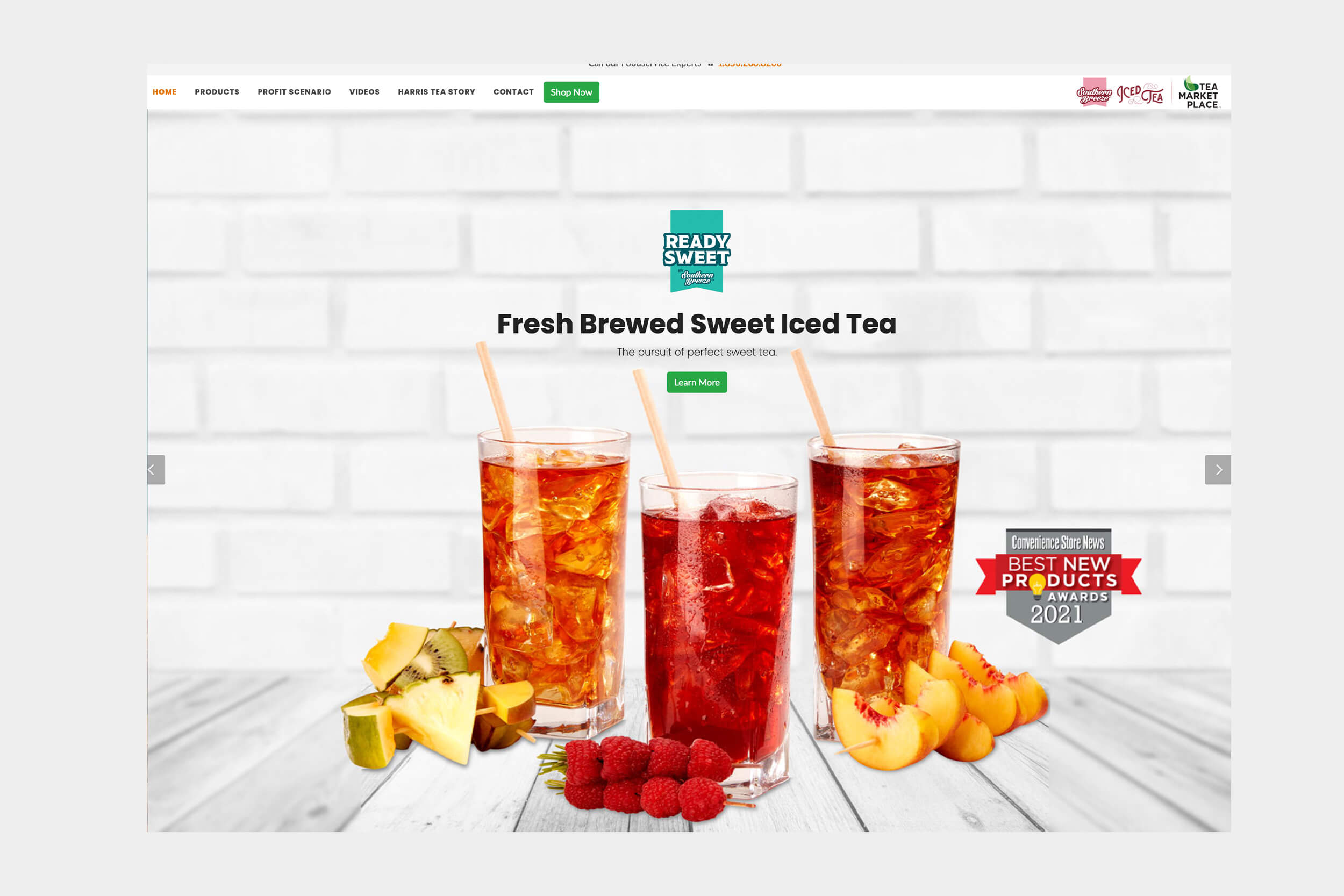 Harris Tea Microsite