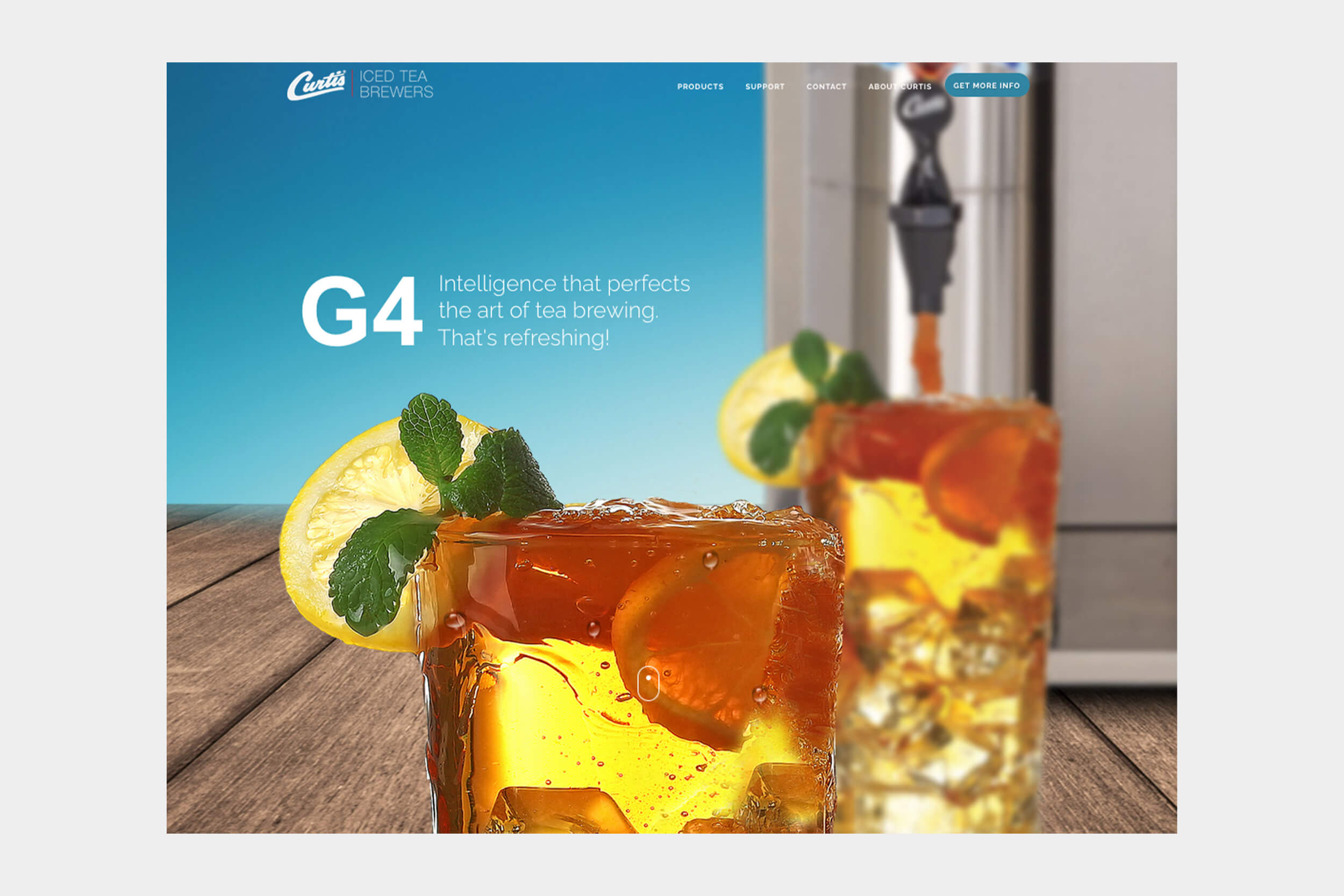 Wilbur Curtis Iced Tea Microsite